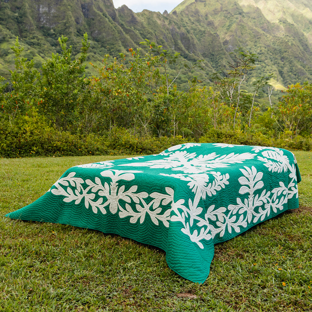 Queen Quilt - Noble Beginings – Hawaiian Quilt Collection