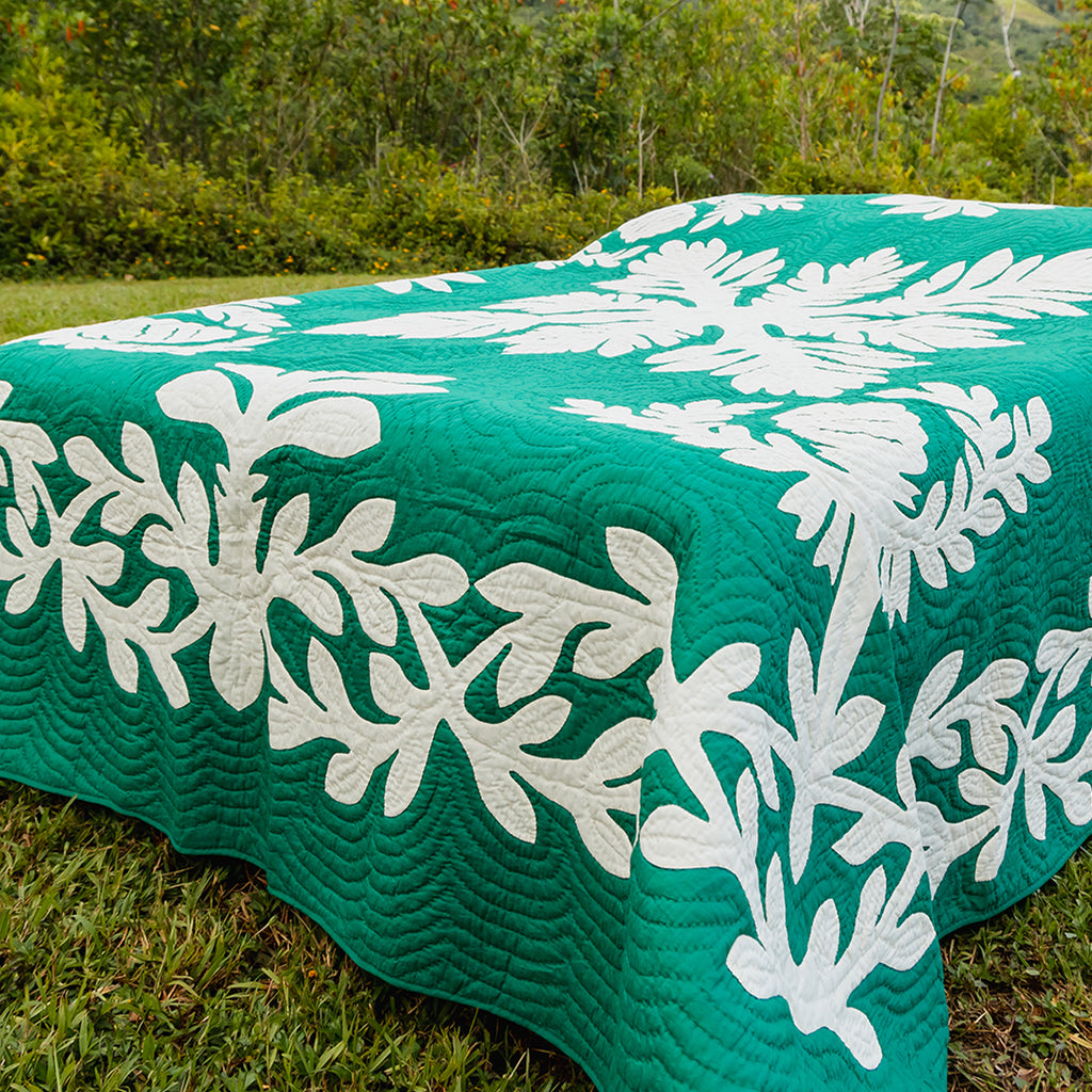 Queen Quilt - Noble Beginings – Hawaiian Quilt Collection