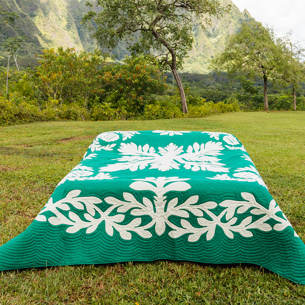 Queen Quilt - Noble Beginings – Hawaiian Quilt Collection